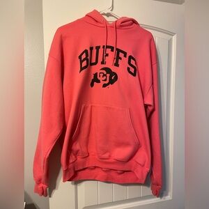 CU Buffs Coral Hoodie Size L